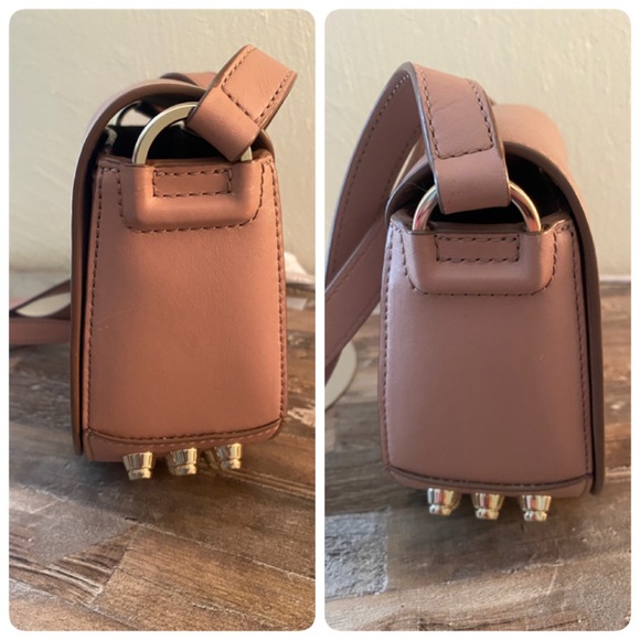 Alexander Wang Blush Nude Pink Leather Crossbody Bag - Picture 12 of 13